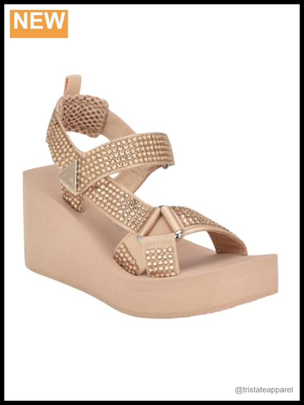 Women's Platform Wedge Sandal Hook Loop Lightweight